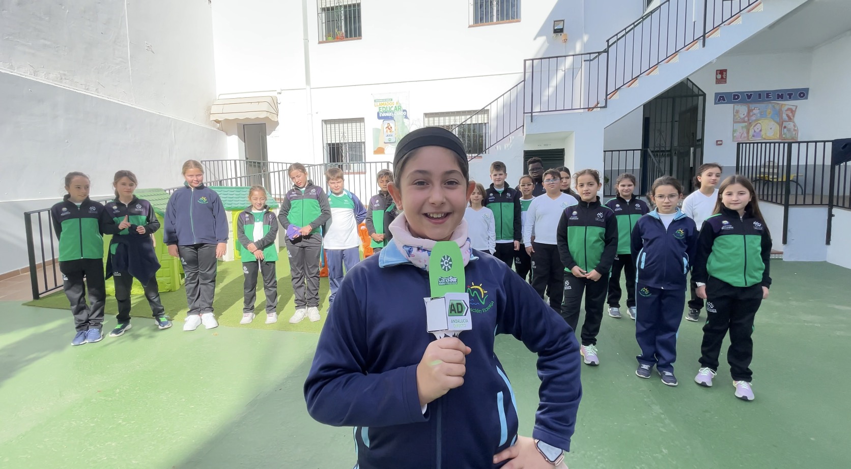 Desde la Cantera de Andalucía Directo en el Colegio Virgen del Mar